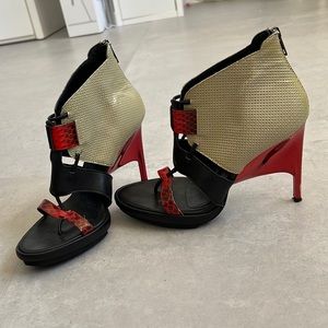 Helmut Lang heels, size 8.5